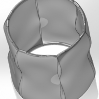 Twisted circle and hexagon pencil case - Thumbnail 3