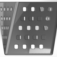 Twisted pencil case of rotated squares with hole matrices - Thumbnail 4