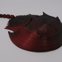 Small Articulated Horseshoe Crab 3d Print Printable Stl File Flex 3D Printing 555068