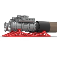 2 Jet engines on the frame Scale 1:25 - Thumbnail 2