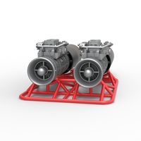 2 Jet engines on the frame Scale 1:25 - Thumbnail 5