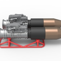 2 Jet engines on the frame Scale 1:25 - Thumbnail 9