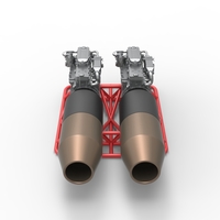 2 Jet engines on the frame Scale 1:25 - Thumbnail 14