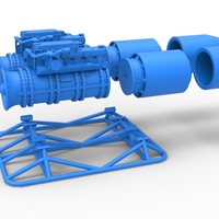 2 Jet engines on the frame Scale 1:25 - Thumbnail 15