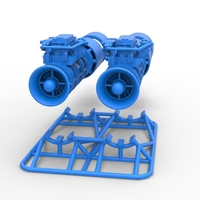 2 Jet engines on the frame Scale 1:25 - Thumbnail 17