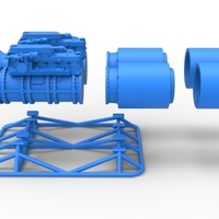 2 Jet engines on the frame Scale 1:25 - Thumbnail 18