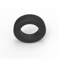 Semi truck tire 12 Scale 1:25 - Thumbnail 6