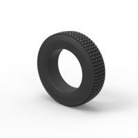 Semi truck tire 12 Scale 1:25 - Thumbnail 7
