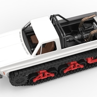 Vintage Monster tank Scale 1:25 - Thumbnail 4