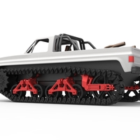 Vintage Monster tank Scale 1:25 - Thumbnail 13