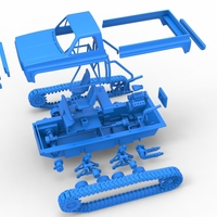 Vintage Monster tank Scale 1:25 - Thumbnail 19