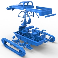 Vintage Monster tank Scale 1:25 - Thumbnail 24