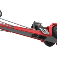 Front engine old school dragster with shell V8 Scale 1:25 - Thumbnail 3