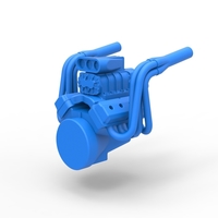 Engine for Vintage Monster tank 1:25 - Thumbnail 2