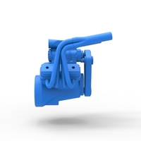 Engine for Vintage Monster tank 1:25 - Thumbnail 7