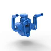 Engine for Vintage Monster tank 1:25 - Thumbnail 10