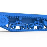 Track for Vintage Monster tank Scale 1:25 - Thumbnail 2