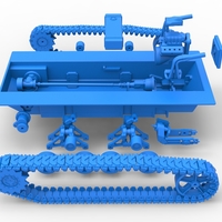 Vintage Monster tank Base Scale 1:25 - Thumbnail 22