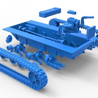 Vintage Monster tank Base Scale 1:25 - Thumbnail 23