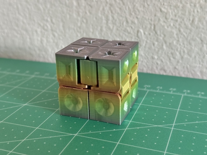 Fidget Cube / Infinity Cube, Print in Place 3D Print 555328