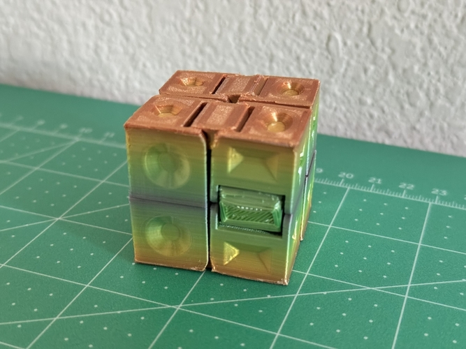 Fidget Cube / Infinity Cube, Print in Place 3D Print 555330