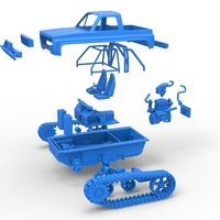 Fun Short Monster tank Scale 1:25 - Thumbnail 18