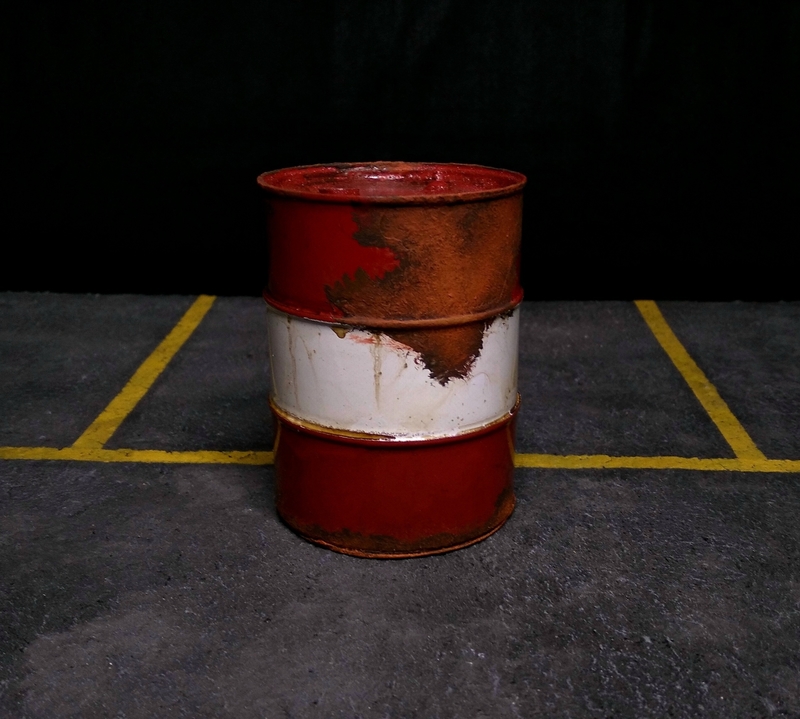 Oil Barrels 1/12 Scale 
