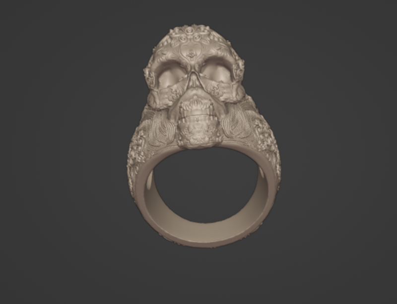 skull ring