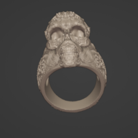 skull ring - Thumbnail 2