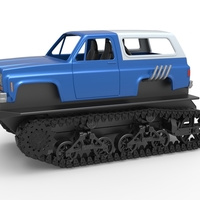 Vintage Monster tank Version 2 Scale 1:25 - Thumbnail 1