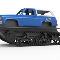 Vintage Monster tank Version 2 Scale 1:25 - Thumbnail 2