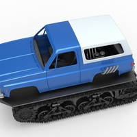 Vintage Monster tank Version 2 Scale 1:25 - Thumbnail 4