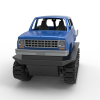 Vintage Monster tank Version 2 Scale 1:25 - Thumbnail 5