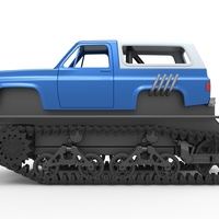 Vintage Monster tank Version 2 Scale 1:25 - Thumbnail 9