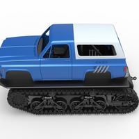 Vintage Monster tank Version 2 Scale 1:25 - Thumbnail 10