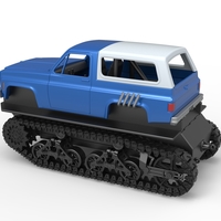 Vintage Monster tank Version 2 Scale 1:25 - Thumbnail 12