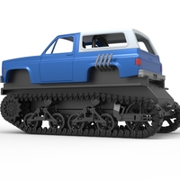 Vintage Monster tank Version 2 Scale 1:25 - Thumbnail 13