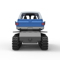 Vintage Monster tank Version 2 Scale 1:25 - Thumbnail 16