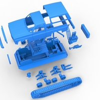 Vintage Monster tank Version 2 Scale 1:25 - Thumbnail 20