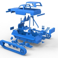 Vintage Monster tank Version 2 Scale 1:25 - Thumbnail 24