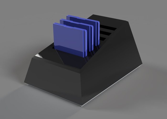 SD Card Holder - A Deskworthy Design 3D Print 55559