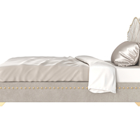 Luxe gold upholstered bed - Thumbnail 3
