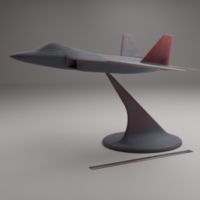F-22 RAPTOR STEALTH TACTICAL FIGHTER AIRCRAFT - Thumbnail 2