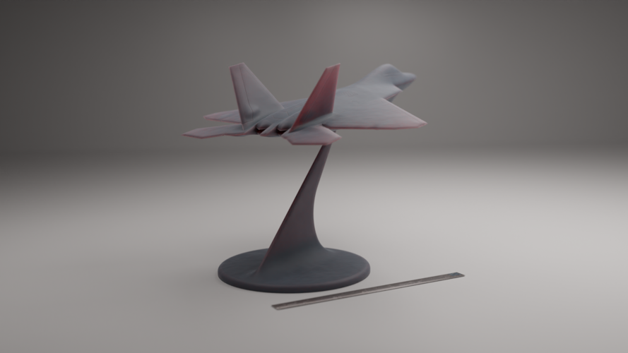 F-22 RAPTOR STEALTH TACTICAL FIGHTER AIRCRAFT 3D Print 555771