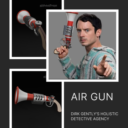 Dirk Gentlys Air gun 3D Print 555794