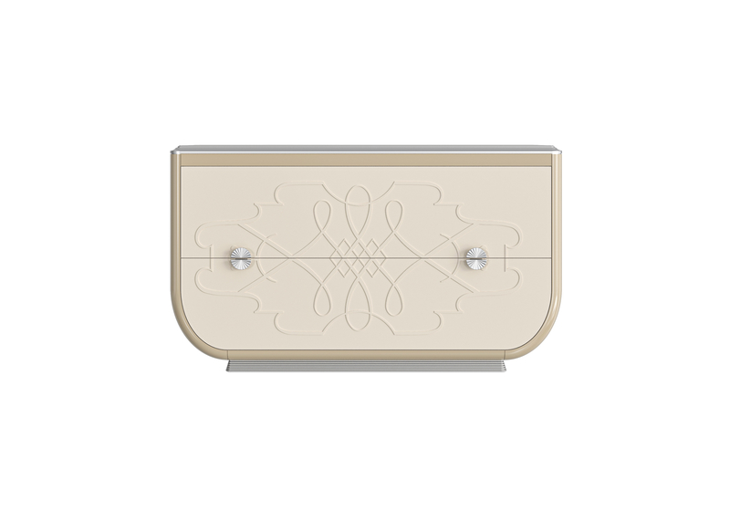 Wave flow chest of drawers
