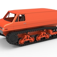 Vintage Monster tank Version 3 Scale 1:25 - Thumbnail 1