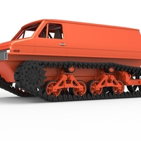 Vintage Monster tank Version 3 Scale 1:25 - Thumbnail 2