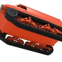 Vintage Monster tank Version 3 Scale 1:25 - Thumbnail 3