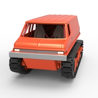 Vintage Monster tank Version 3 Scale 1:25 - Thumbnail 5